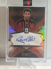 2024-25 Panini Serie A Seleziona Ronaldo R9 Auto AC Milan Legend Silver Prizm