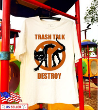 Nuovo! T-shirt Trash Talk Destroy Cat manica corta tour BL332