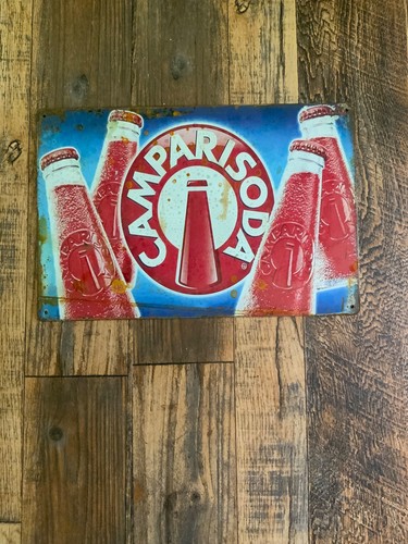 Insegna metallo campari - insegna, in