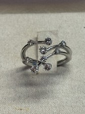 Anello Brillanti Ct. 0.24 Oro Bianco 18k