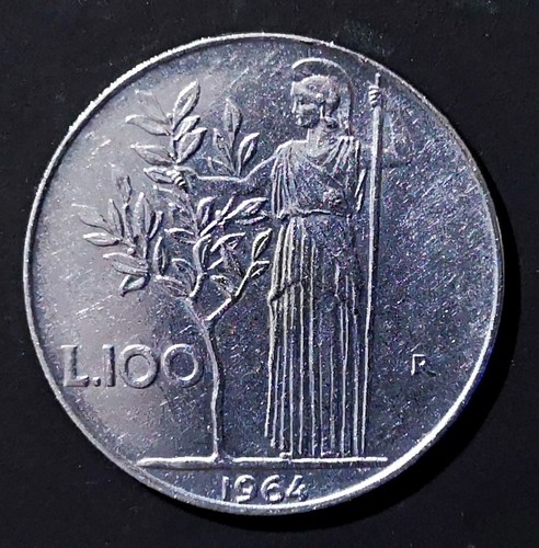 100 lire minerva - 100, 1964