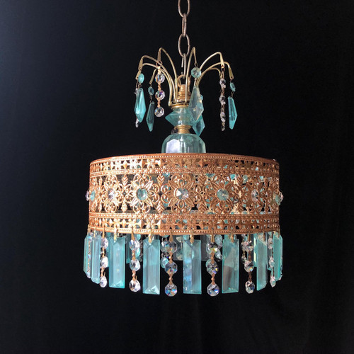Lampadario filigrana oro - lampadario, d'oro