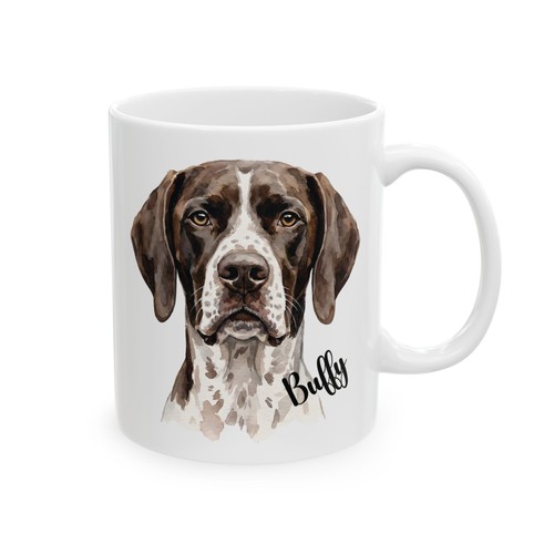 Tazza cane acquerello