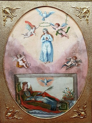 Antico dipinto old - dipinto, olio