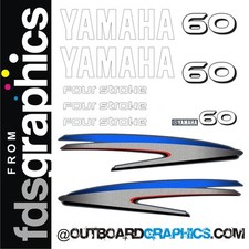 Yamaha 60 CV decalcomanie