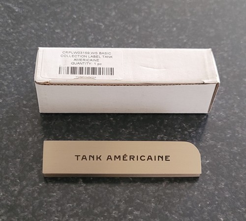 Targa ottone originale cartier - ottone,