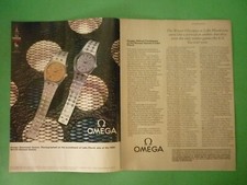 OMEGA OROLOGIO SEAMASTER QUARTZ Pubblicità originale 1980 OLYMPIC LAKE PLACID