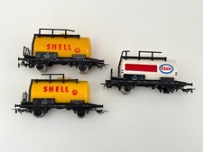 PIKO Modellbahn set 3 CARRI CISTERNA Shell Esso scala H0