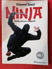 LIBRO Gianni Tucci NINJA vol 2 Stelle catene pugnali Edizioni Mediterranee 1990