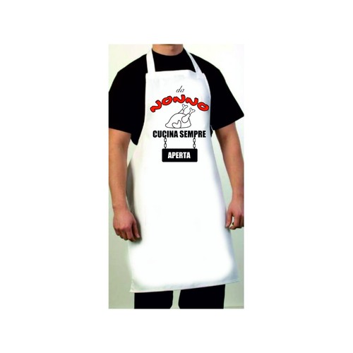 Grembiule bianco cucina - bianco,