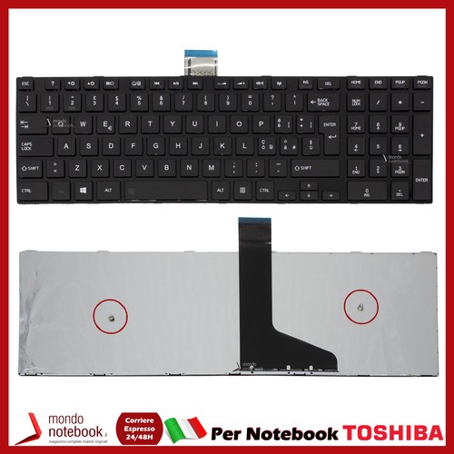 Tastiera italiana nera con - nera,