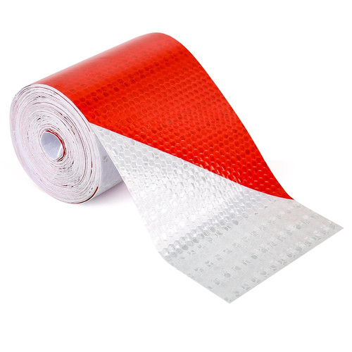 Nastro bianco rosso 10cm - rosso,