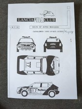 Decal 1/43 Lancia Delta HF