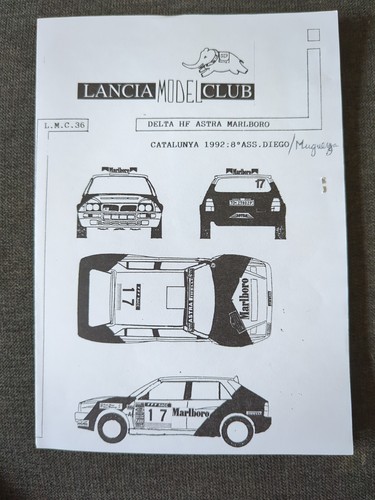 Decal lancia delta - decal,