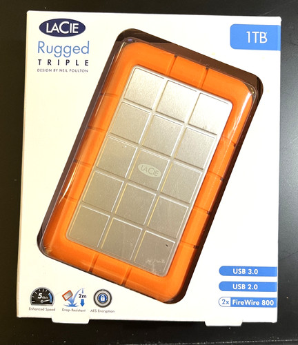 Lacie rugged 1tb tripla usb - 1tb,