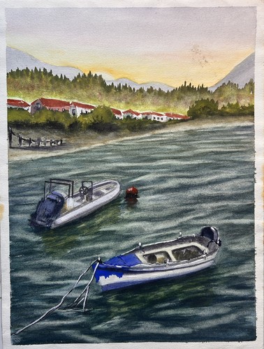 Quadro acquerello double - quadro,,