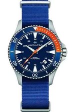 Hamilton Khaki Automatic H82365941 navy scuba 40mm full set doppio cinturino