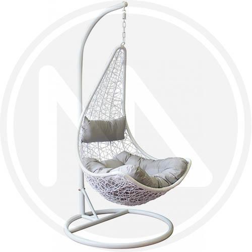 Sedia dondolo con struttura - a,