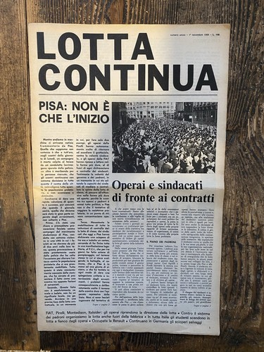 Lotta continua numero - unico, 1