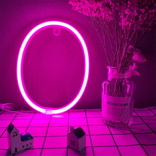Lettera O Neon Segno Luci
