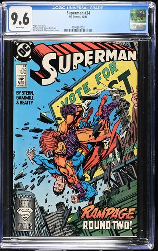 Superman cgc 6 raro - superman,