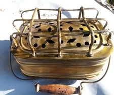 Antico fornello Scalda Letto a braci in rame ottimo stato