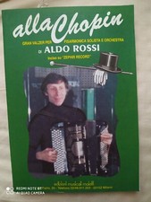 ALDO ROSSI "ALLA CHOPIN" - SPARTITO SINGOLO (1994) - EDIZIONI MAIETTI - MILANO