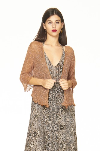 Coprispalle rayon lurex silver