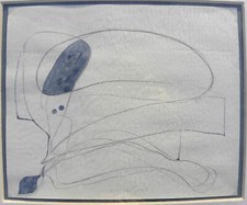 Enrico DELLA TORRE (Pizzighettone 1931-Teglio 2022) FANTASMA gouache 22x27 1985