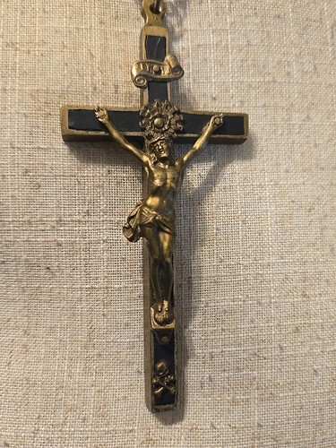 Antico crocifisso pettorale - , in