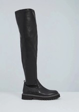 ?Marella By Max Mara?High Leather Over The Knee Boots Stivali Alti EU42