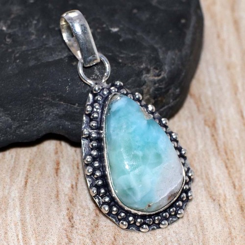 Ciondolo larimar placcato - ciondolo,