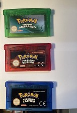 Lotto Giochi Pokemon Game Boy - Rubino Zaffiro Smeraldo - GBA/NDS