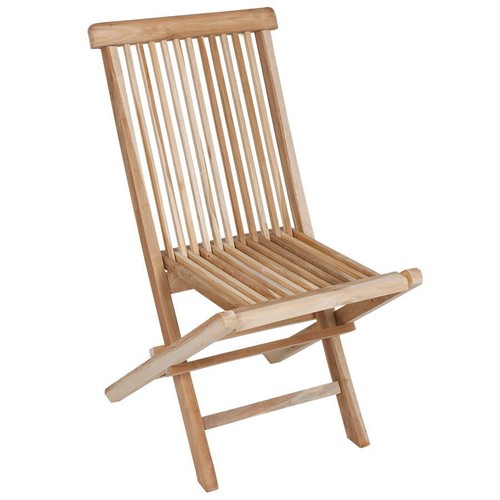 Sedia pieghevole teak - pieghevole,