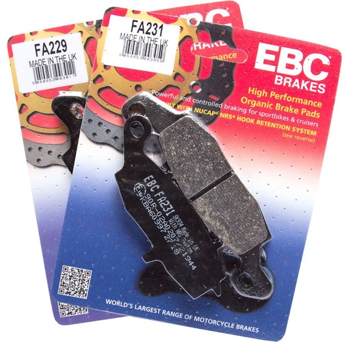Pastiglie freno organiche ebc - pastiglie,