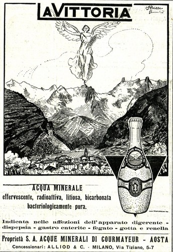 Advertisement 1926 courmayeur - advertisement,
