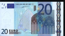 ITALIA BANCONOTA 20 EURO "S"