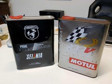 Latte olio FIAT SELENIA ABARTH  MOTUL da collezione vintage