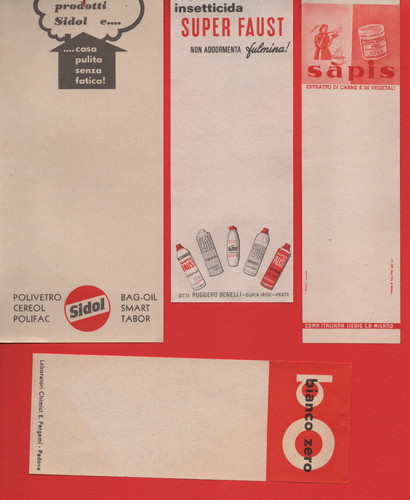 Foglietti pubblicitari lotto - foglietti,
