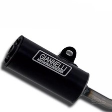 SILENZIATORE MARMITTA GIANNELLI 30061 PER VESPA PK 125 NERO IN ALLUMINIO