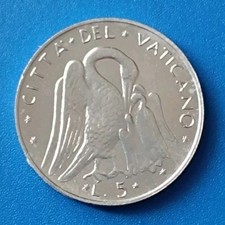 ?? CITTA' DEL VATICANO ?? MONETA COIN 5 LIRE 1977 PAPA PAOLO VI PAULUS VI