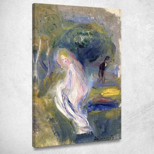 Nudo con figura sullo sfondo - figura,