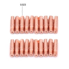 20PK Punte di contatto di ricambio .023" KH710 per saldatore Lincoln elettrico pratico Mig