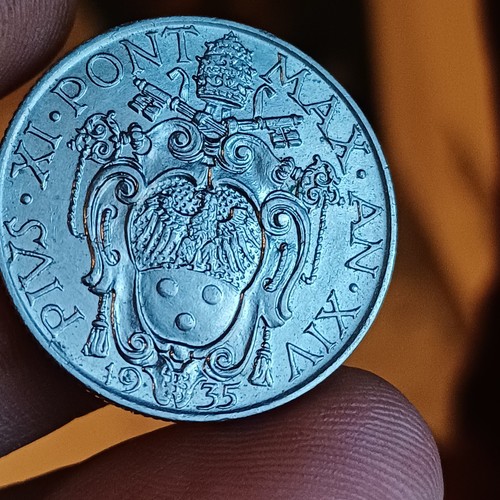 Moneta lira 1935 citta del - 1,