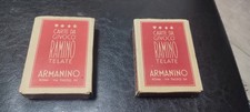  DUE MAZZI DI CARTE  TELATE DA RAMINO FRATELLI ARMANINO  ROMA 