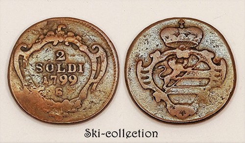 Soldi 1799 gorizia franz - 2, s.