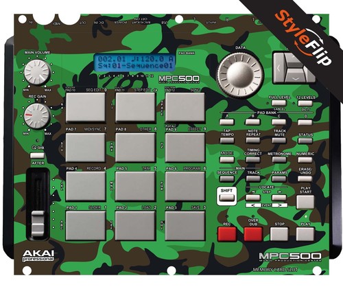 Akai mpc 500 verde mimetico - mpc-500,