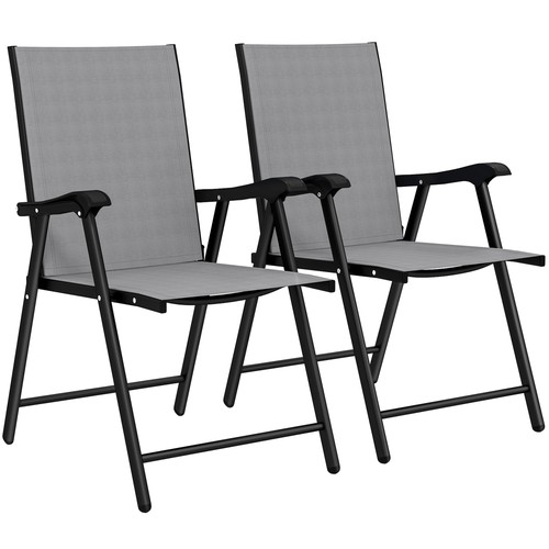 Outsunny set sedie giardino - set,