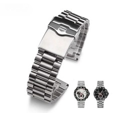 Cinturino acciaio inox 20 mm 22 mm per orologio TAG heuer F1 cinturino piatto