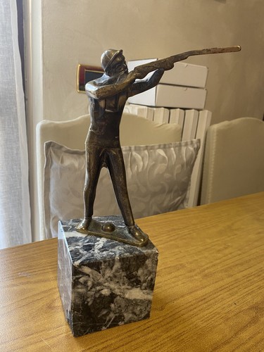 Statua bronzo tiro - statua,